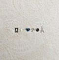 Travel floating charms for memory lockets