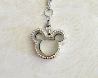 Mickey Mouse Locket - Etsy Canada