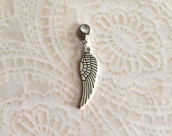 Angel wing Dangle charms for memory lockets