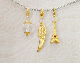 Gold dangles for memory lockets