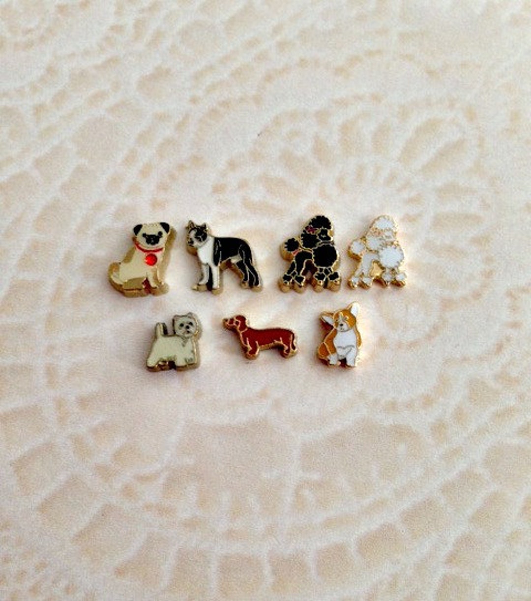 Dog Floating Charms for Memory Lockets - Etsy