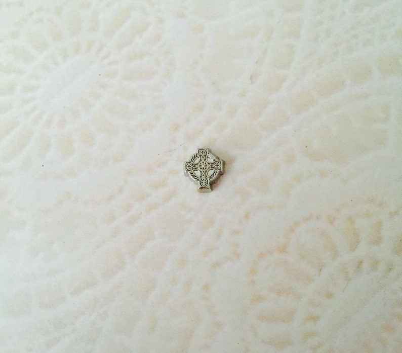 Celtic Cross floating charms for memory lockets