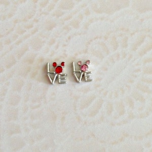 Love mickey floating charms for memory lockets