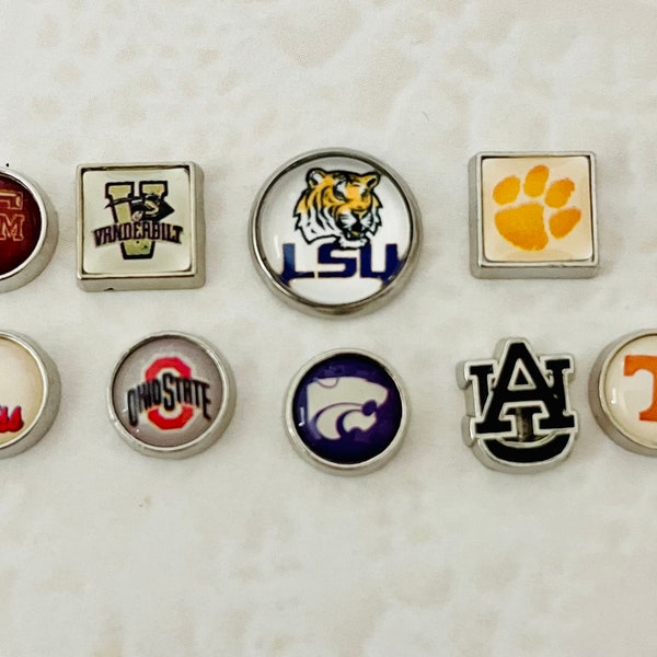 College sports floating charms for memory lockets