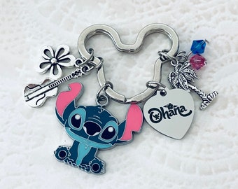 Stitch Ohana key chain