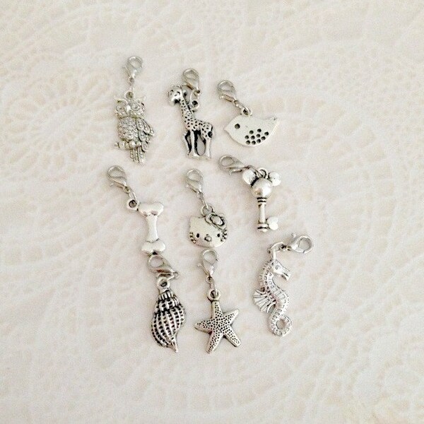 Dangle charms for memory lockets