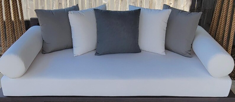 Woven Rope Porch Swing: Modern Hanging Bed image 6