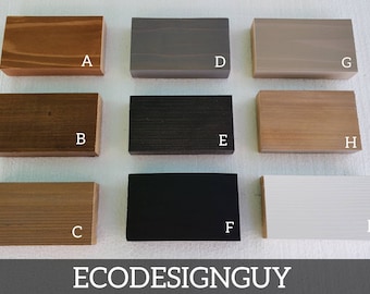 Hand Rendered Finish Samples: Zero VOC, Non-Toxic