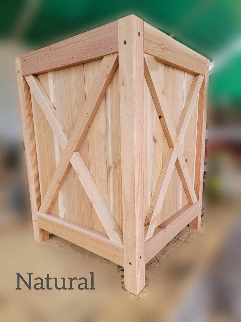 Square X Planter Etsy