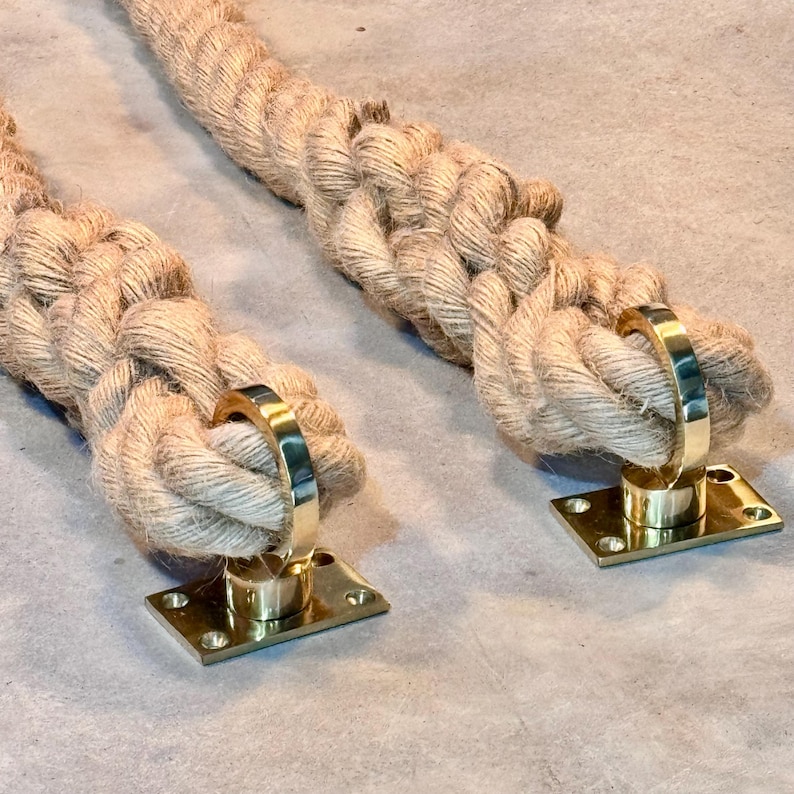 Square Profile Rope Low Profile Rope Handrail - Etsy