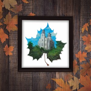 Manti Temple | **Fine Art Print** | 8x8