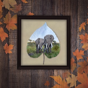 Elephant family | **Fine Art Print** | 8x8, 12x12