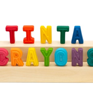 Name Crayons - Letter Crayons, Personalised, Kids Gifts, Alphabet, Learn through play