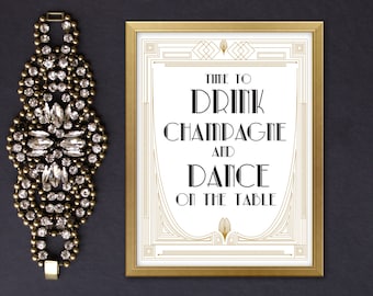 great gatsby themed invitation great gatsby invitation gold etsy