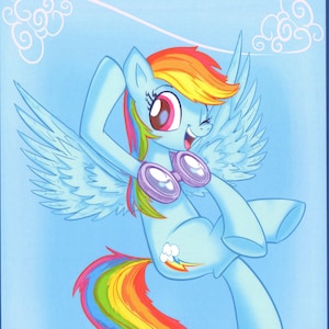 Rainbow Dash character print