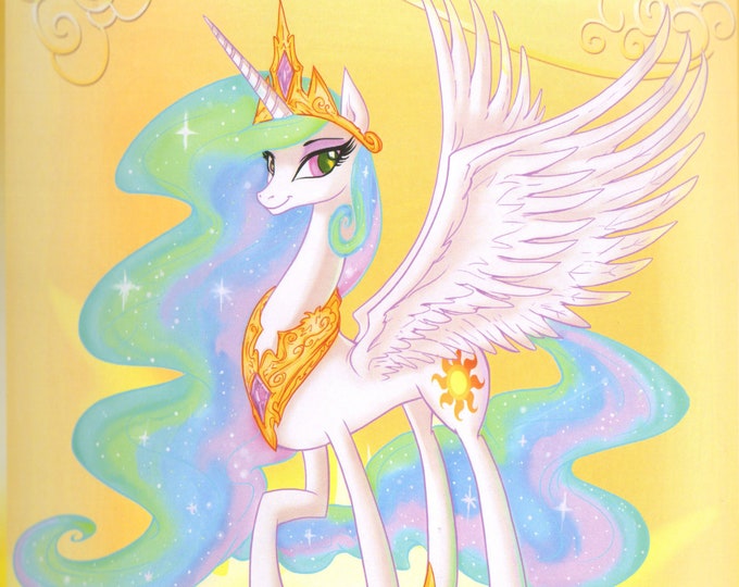 Princess Celestia - My Little Pony Friendship is Magic Art Print Poster ...