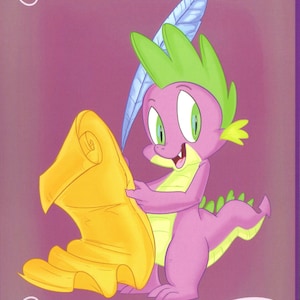 Spike character print