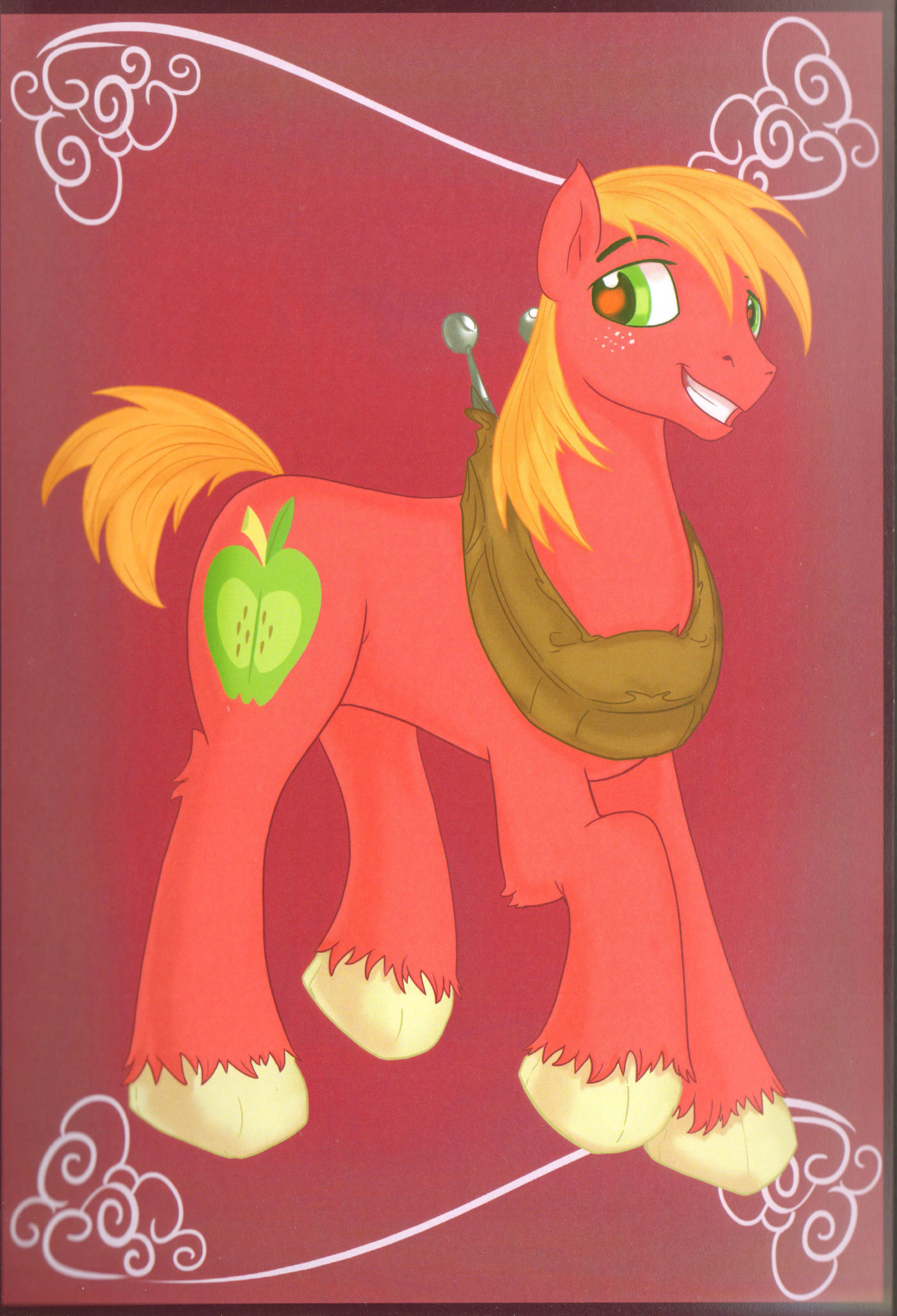 Big Mac character print - just under A5 size
