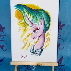My Little Pony Friendship Is Magic ,Mistmane orginal canvas/ orginal art canvas / pony art