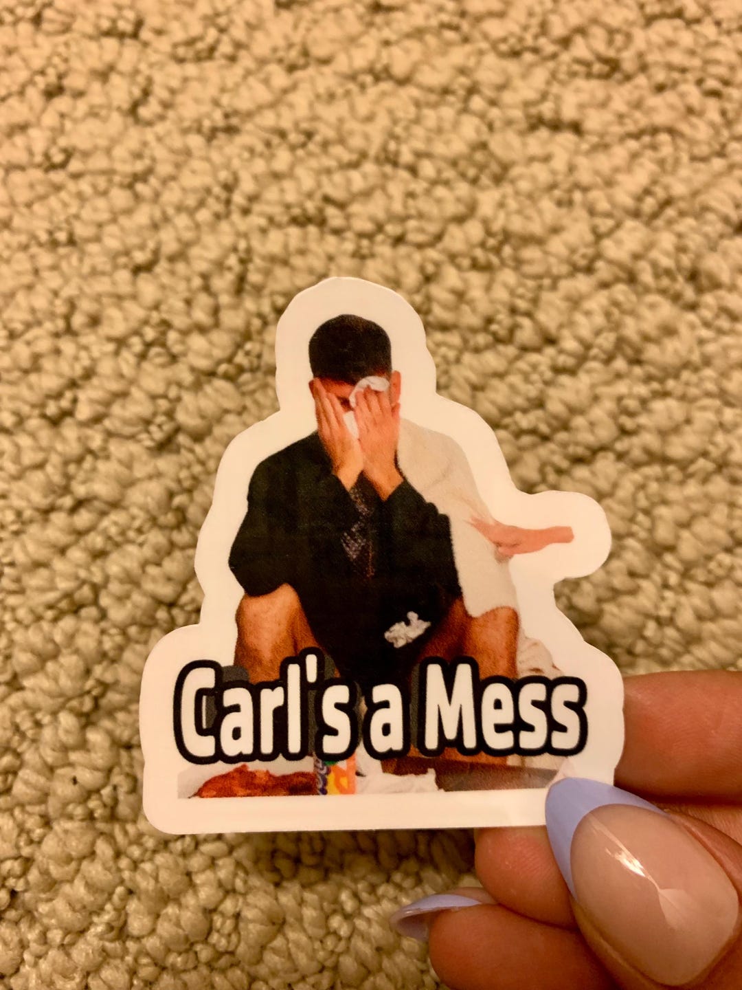 Mess Sticker Carl’s a Mess Sticker - Etsy