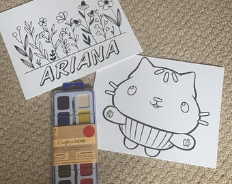 Custom Canvas Coloring