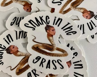 Snake in the Grass Sticker