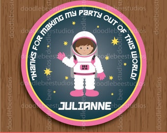 Outer Space Favor Tags,  Astronaut Favor Tags, Astronaut Labels, Outer Space Labels, Space Party Tags, Outer Space Printables