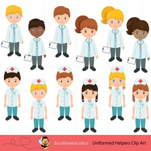 Community Helpers Clipart, Community Clipart,Career Day Clipart,Career Clip Art, Occupation Clipart, Jobs Clipart, Uniformed Helpers Clipart image 2