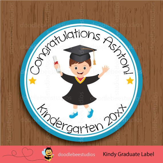 kids graduation favor tags graduation printable tags etsy