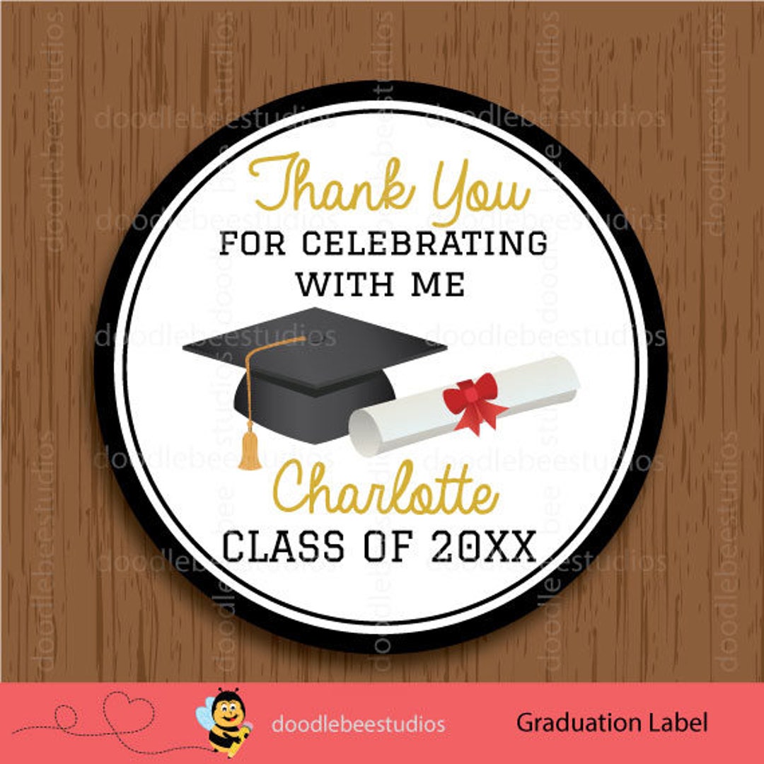 Autocollants imprimables - Thème: Graduation (PRINTABLE French Stickers)  AVERY