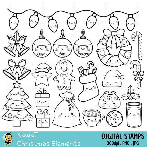 Papai Noel Kawaii 💕  Handmade soap recipes, Colouring pages, Kawaii