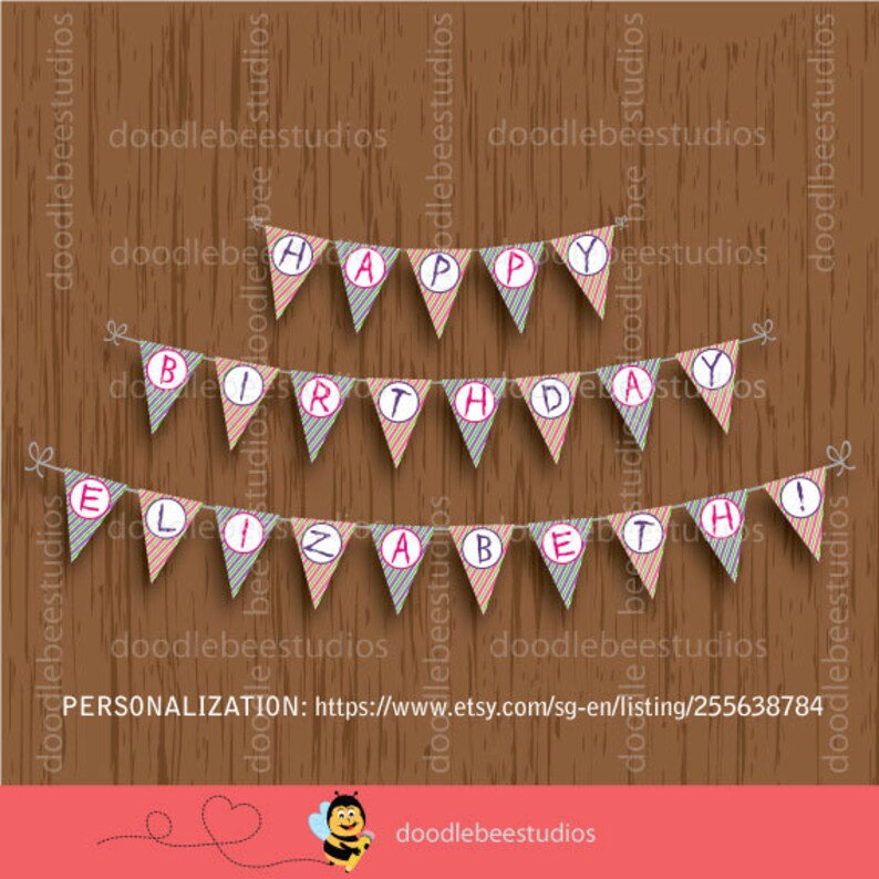 Dinosaurier Geburtstag Party Banner Rosa – Für Mädchen, Deko Für Kindergeburtstag