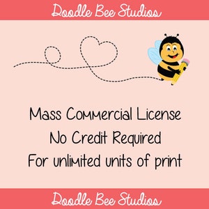 Licence commerciale de masse, impressions illimitées, aucun crédit requis