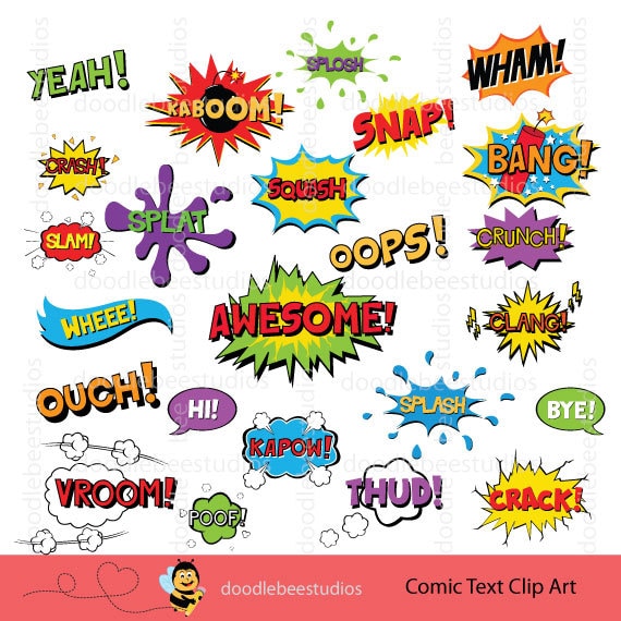 the word awesome clipart