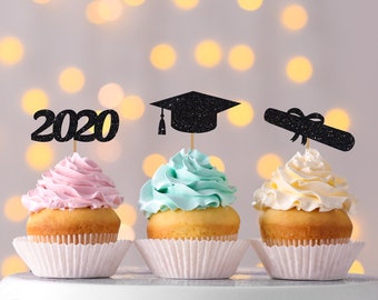 Graduation Cupcake Toppers, Graduation Cake Topper, Graduation Gift For Him, Graduation Gift For Her 2024