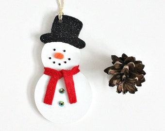 Snowman Tree Decoration, Christmas Decoration, Christmas Ornament, Snowman Decorations, Cute Christmas Bauble, Christmas Gift