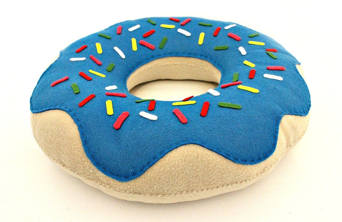 Donut Pillow Cute Doughnut Pillow Cushion Pillow Gift Etsy