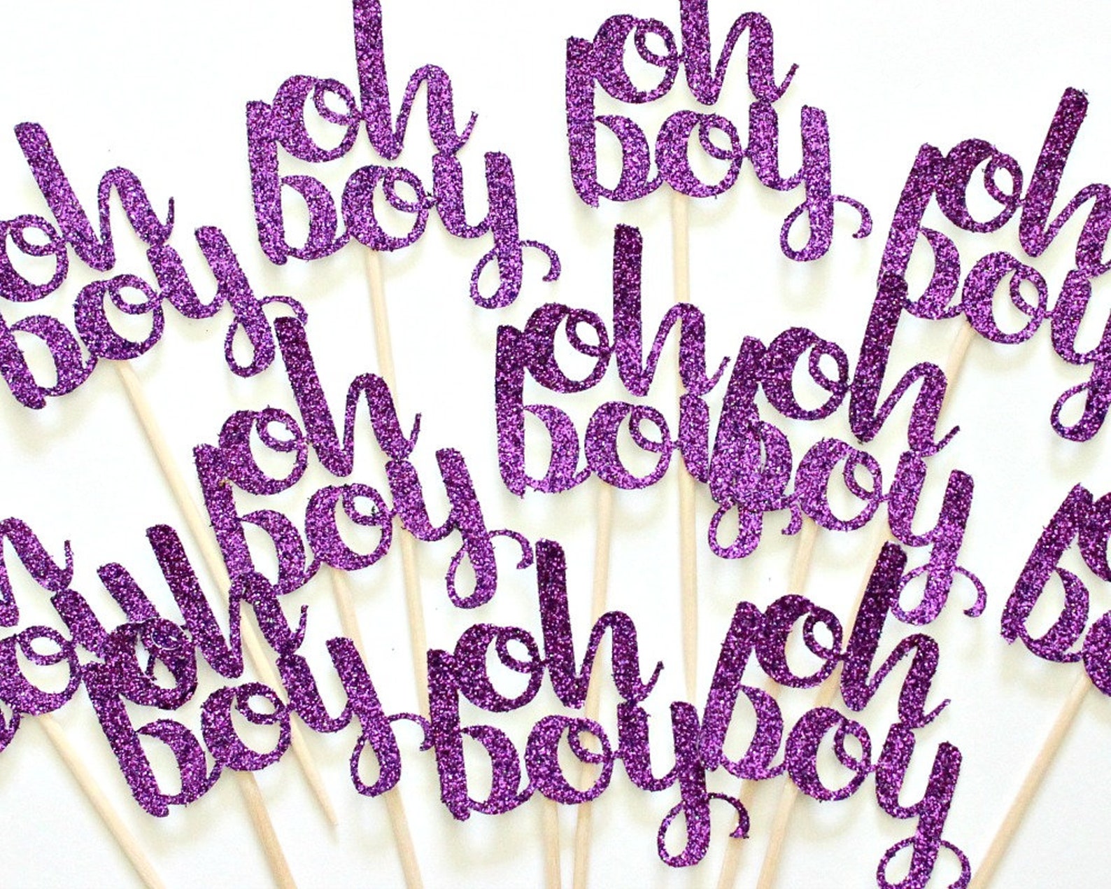 12 Oh Boy Cupcake Toppers Baby Cake Topper Party Baby Shower Etsy UK