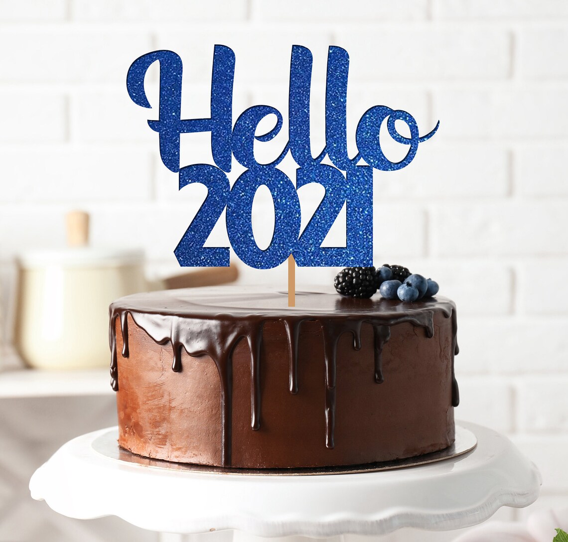 Hello 2023 Cake Topper New Years Eve Cake Topper 2023 Etsy France