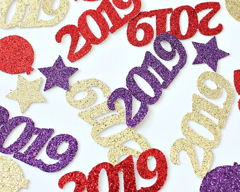 2024 New Years Eve Confetti, Table Scatter, Table Confetti, New Years Eve Party Decoration, Graduation Confetti, Class Of 2024 image 3
