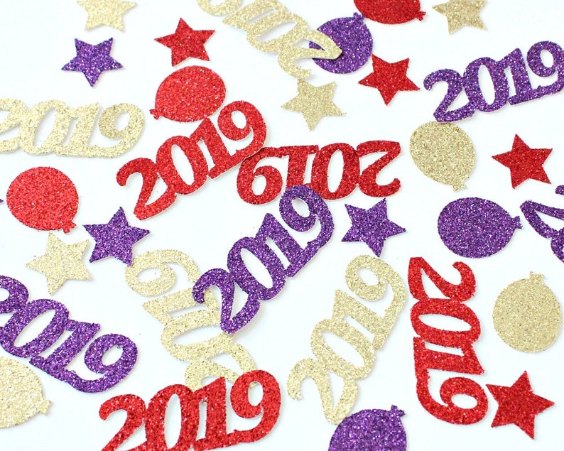 2024 New Years Eve Confetti, Table Scatter, Table Confetti, New Years Eve Party Decoration, Graduation Confetti, Class Of 2024 image 2