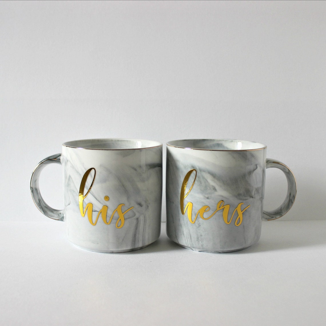 His and Hers Gold Marble Mug Set Personalised Mugs Couple Gifts Couple — free download