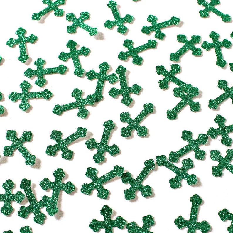 Cross Confetti Baptism Decorations Christening Cross First Communion Baby Shower Baby Girl Baby Boy Baby Shower Baptism Decor Centrepieces