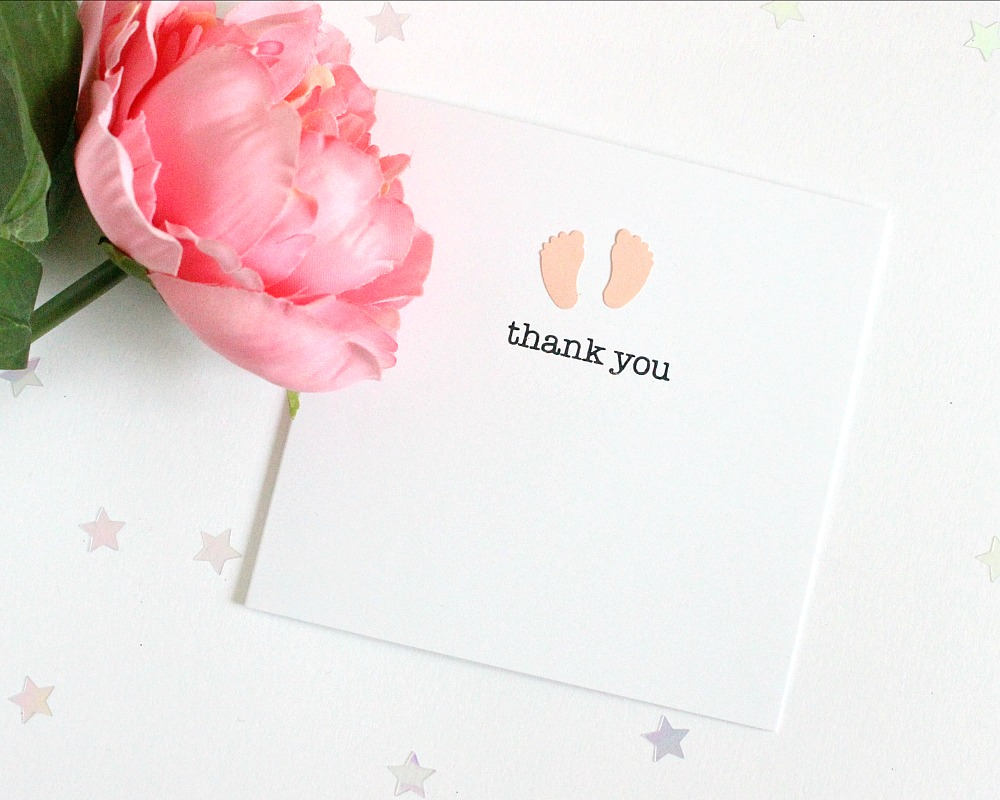 Pack of 10 Baby Gift Thank You Cards Baby Shower Thank You Etsy UK