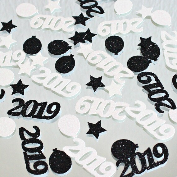 50 Glitter 2020 New Years Eve Confetti Table Scatter Table Etsy