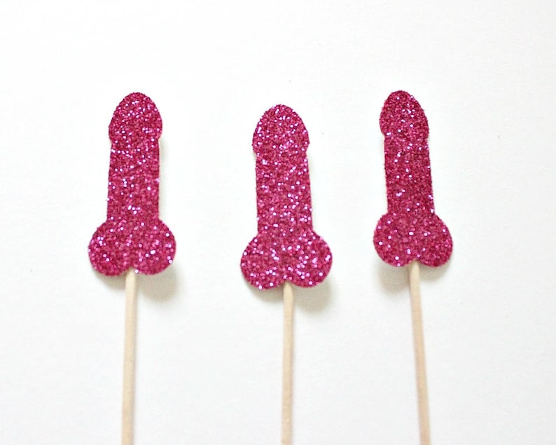 12 Penis Cupcake Toppers Hen Party Toppers Cake Topper Cupcake | Etsy UK