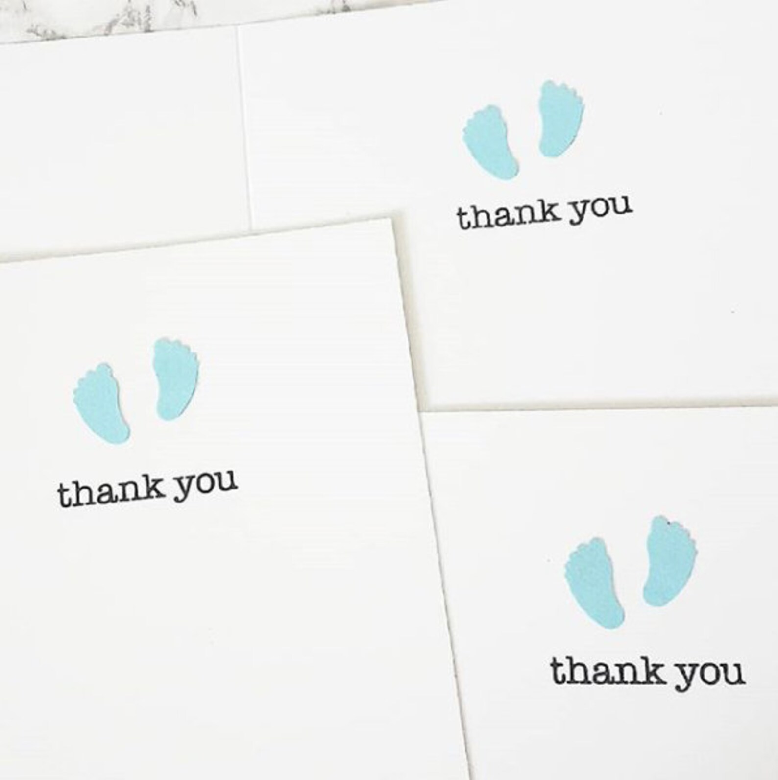 Pack of 10 Baby Gift Thank You Cards Baby Shower Thank You Etsy UK