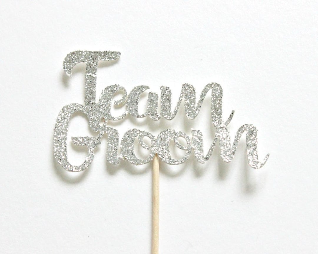 12 Team Groom Cupcake Toppers Stag Party Toppers Cake Topper Stag ...