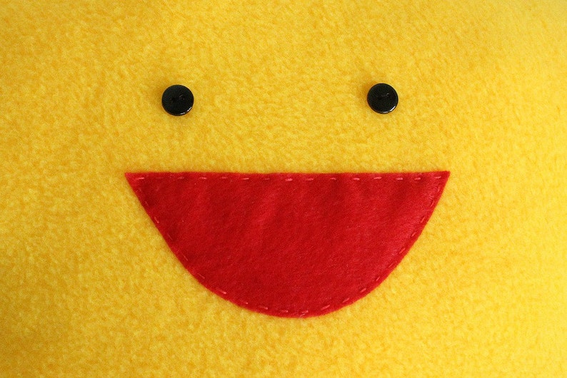 Yellow Lucky Star Pillow Children's Pillow Cushion Cute Etsy