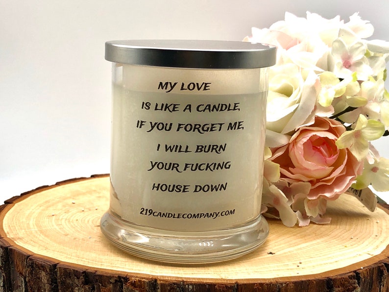 Quote Candles Personalized Candle Funny Candle Scented Soy Etsy